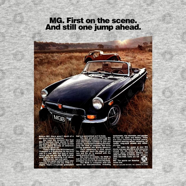 MGB - advert by Throwback Motors